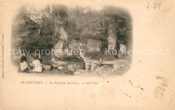 Plombieres-les-Bains Vosges Fontaine Stanislas