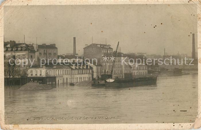 Courbevoie La Seine et les quais