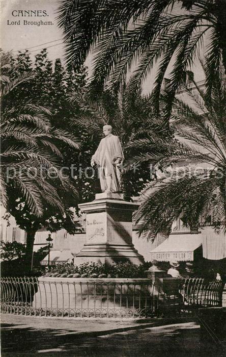 Cannes Alpes-Maritimes Monument Statue Lord Brougham