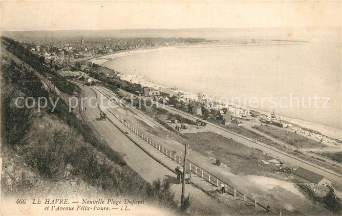 Le Havre Nouvelle Plage Dufayel Avenue Félix Faure