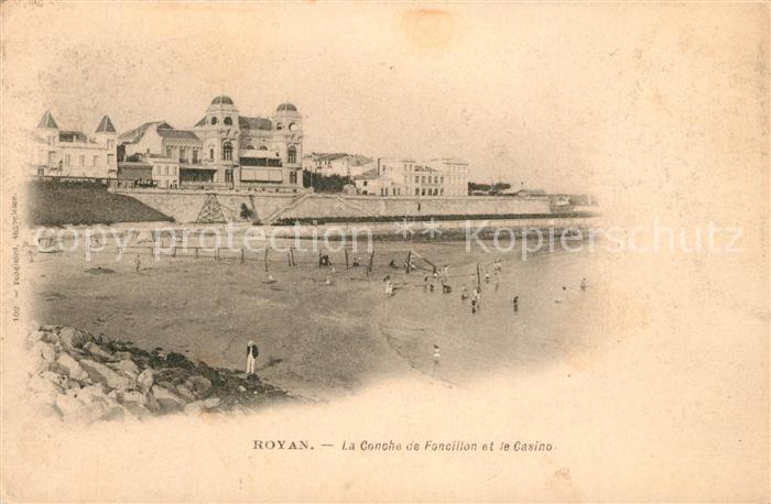 Royan 17 La Conche de Foncillon et le casino