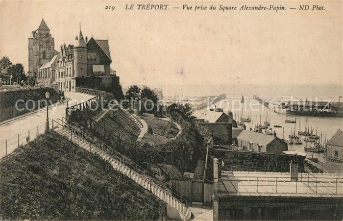 Le Treport Vue prise du Square Alexandre Papin