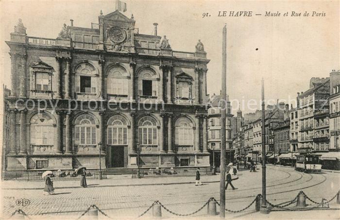 Le Havre Musee et Rue de Paris