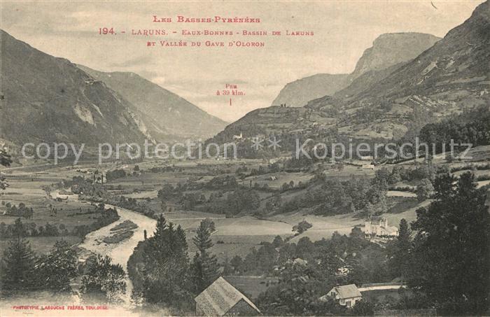 Laruns Eaux bonnes Bassin de Laruns Vallee du Gave d Oloron