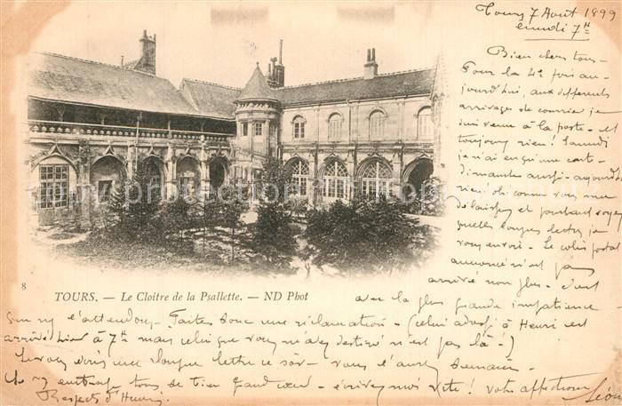 Tours Indre-et-Loire Cloître de la Psallette