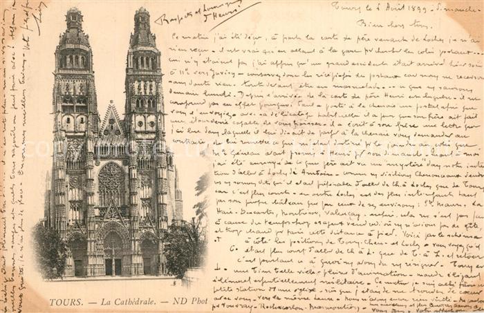 Tours Indre-et-Loire La Cathedrale