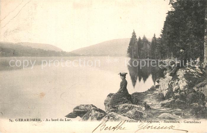 Gerardmer Vosges Au bord du lac