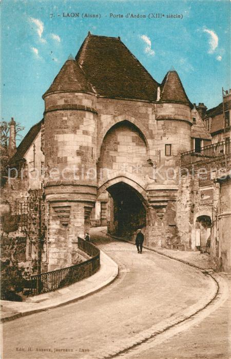 Laon Aisne Porte d Ardon XIIIe siècle
