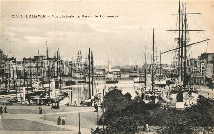 Le Havre Vue Generale du Bassin du Commerce