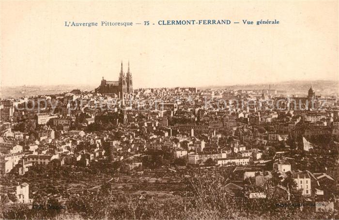 Clermont Ferrand Puy de Dome Vue Generale