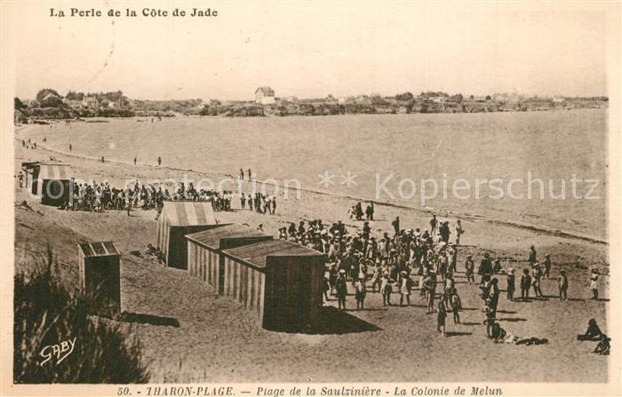Tharon-Plage Plage de la Saulzinière Colonie de Melu