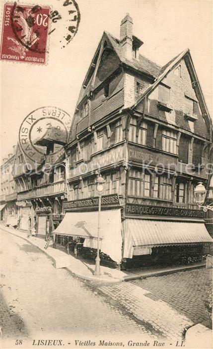 Lisieux Vieilles Maisons Grande Rue