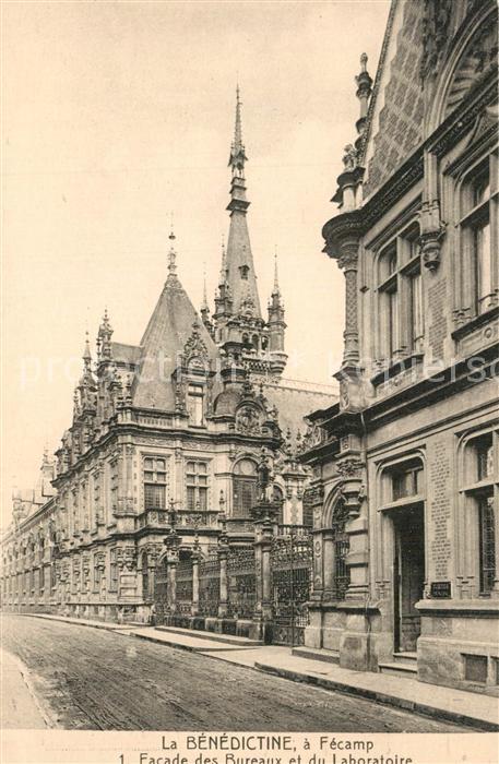 Fecamp Palais Bénédictine facade des bureaux et du laboratoire