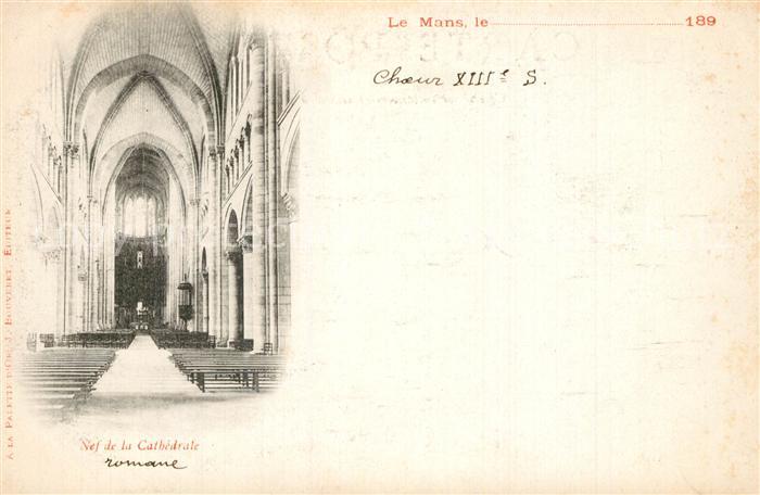 Le Mans Sarthe Nef de la Cathedrale