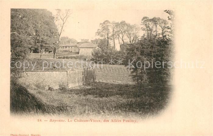 Bayonne 64 Chateau vieux Allées Paulmy