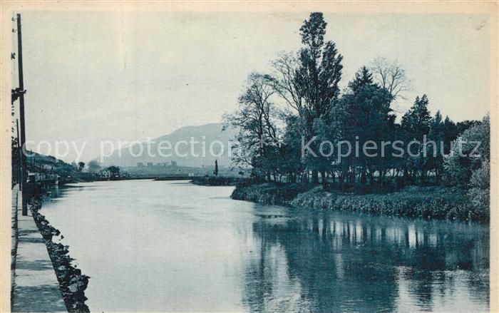 Behobie Ile des Faisans La Bidassoa vue sur le Jaizquibel