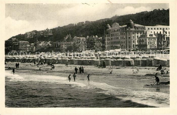 Trouville-sur-Mer La plage a marée haute