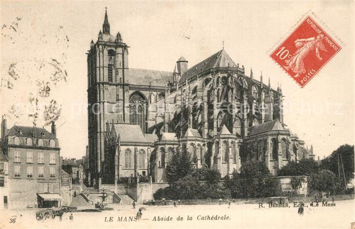 Le Mans Sarthe Abside de la Cathedrale
