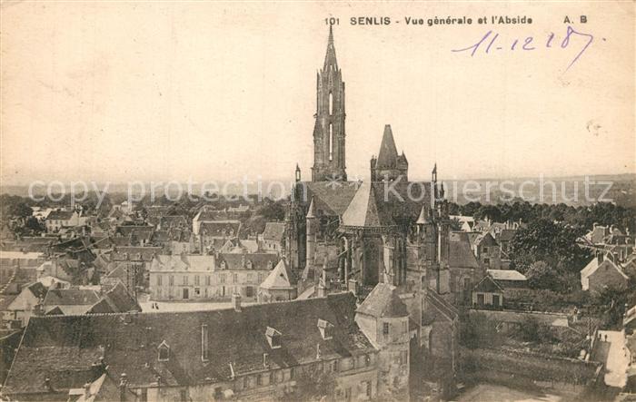 Senlis Oise Vue Generale et l'Abside