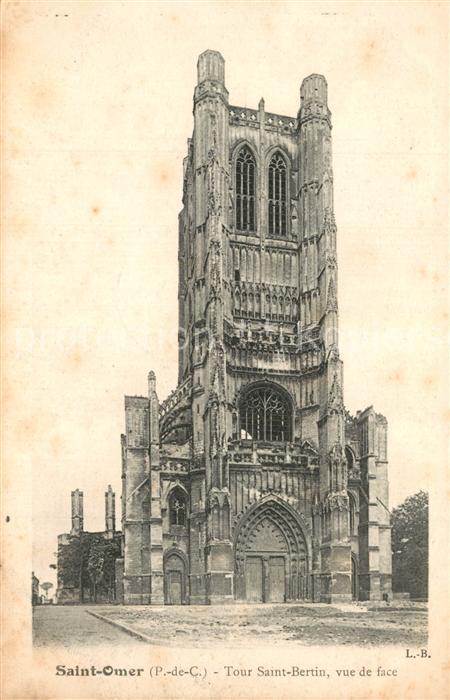 Saint-Omer Pas-de-Calais Tour Saint Bertin