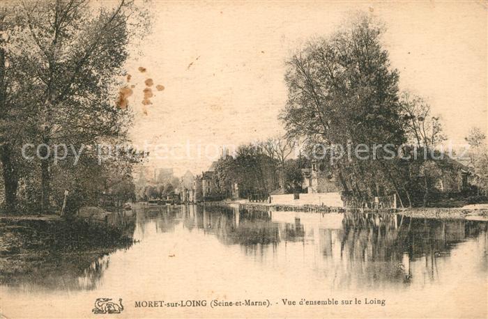 Moret-sur-Loing Vue d ensemble sur le Loing