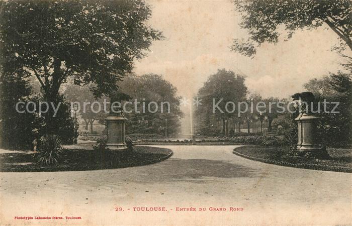 Toulouse Haute-Garonne Entrée du Grand Rond