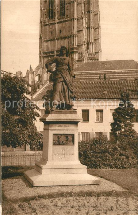 Saint-Omer Pas-de-Calais Statue Monument de Jacqueline Robins