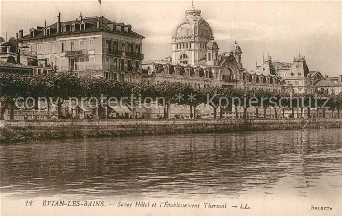 Evian-les-Bains Haute Savoie Savoy Hôtel Etablissement Thermal