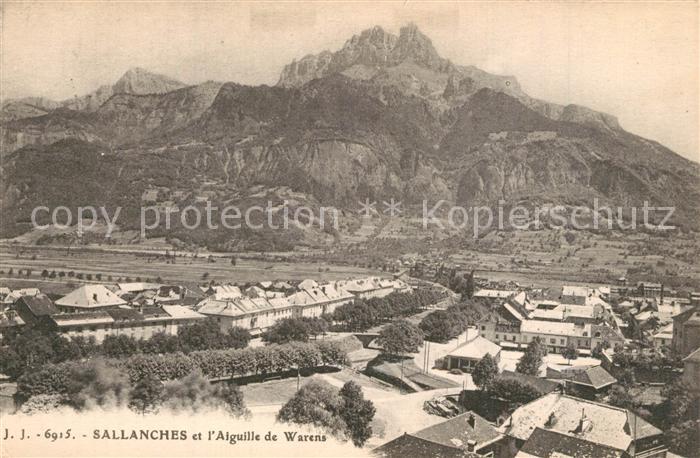 Sallanches Panorama et l'Aiguille de Warens