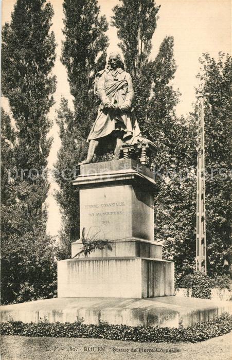 Rouen Statue de Pierre Corneille Monument