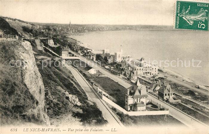 Le Havre Vue prise des falaises