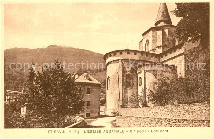 Saint-Savin Hautes-Pyrenees Eglise Abbatiale XIe siécle