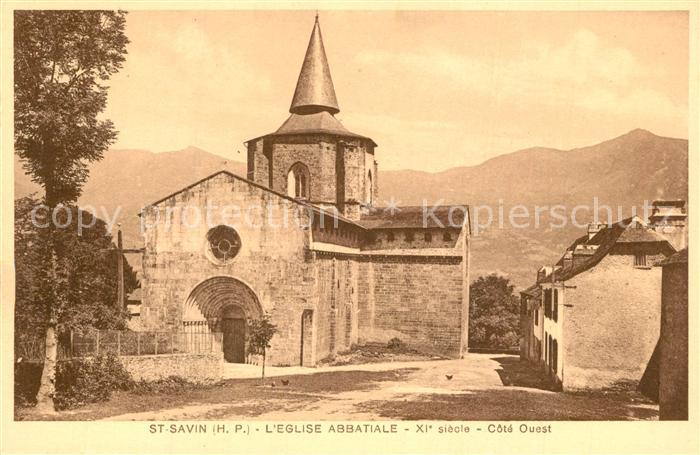 Saint-Savin Hautes-Pyrenees Eglise Abbatiale XIe siècle