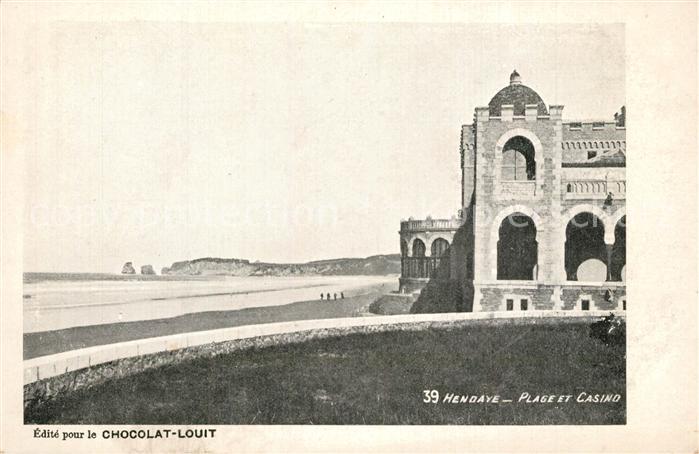 Hendaye Pyrenees Atlantiques Plage et Casino