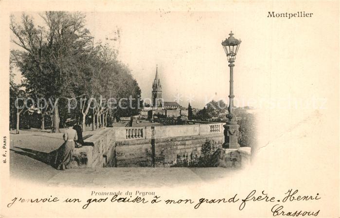 Montpellier Herault Promenade du Peyrou