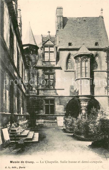 Cluny Musee de Cluny La Chapelle Salle basse et demi coupole