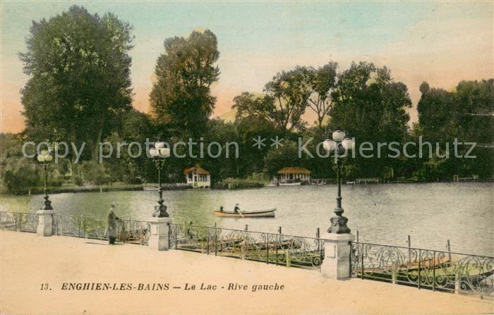 Enghien-les-Bains Le Lac Rive gauche