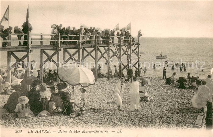 Le Havre Bains de Mer Marie Christine