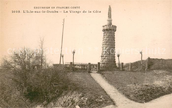 L Isle-sur-le-Doubs La Vierge de la Cote Monument