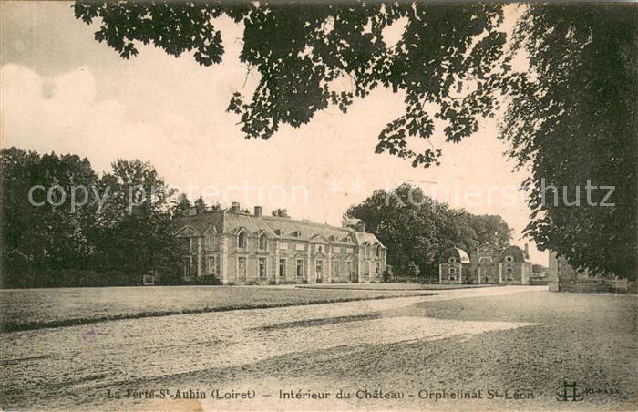 La Ferte-Saint-Aubin Interieur du Chateau Orphelinat St Leon