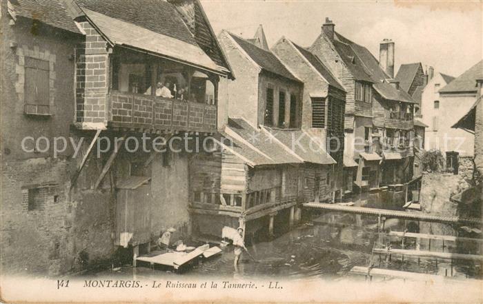 Montargis Loiret Le Ruisseau et la Tannerie