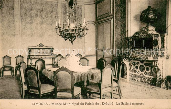 Limoges Haute Vienne Musee Municipal du Palais de l’Eveche La Salle a manger