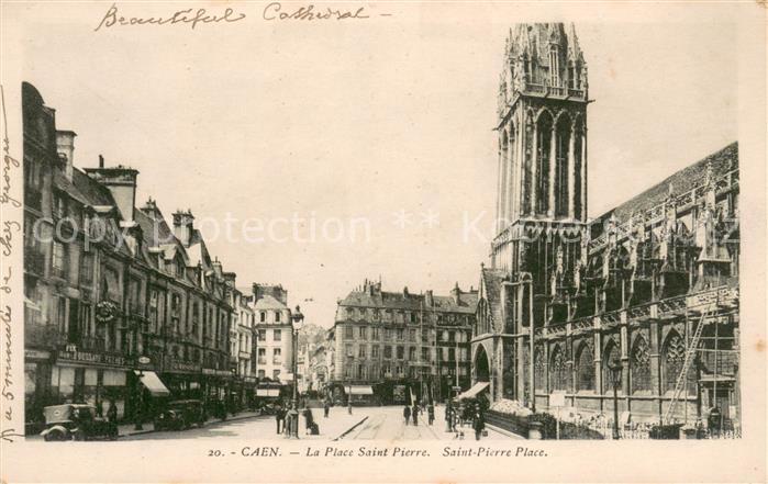 Caen La Place Saint Pierre