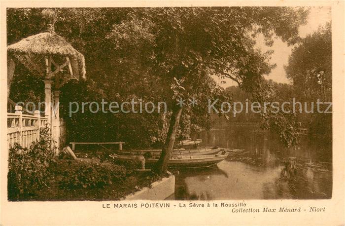 Le Marais Poitevin Coulon La Sevre a la Roussille
