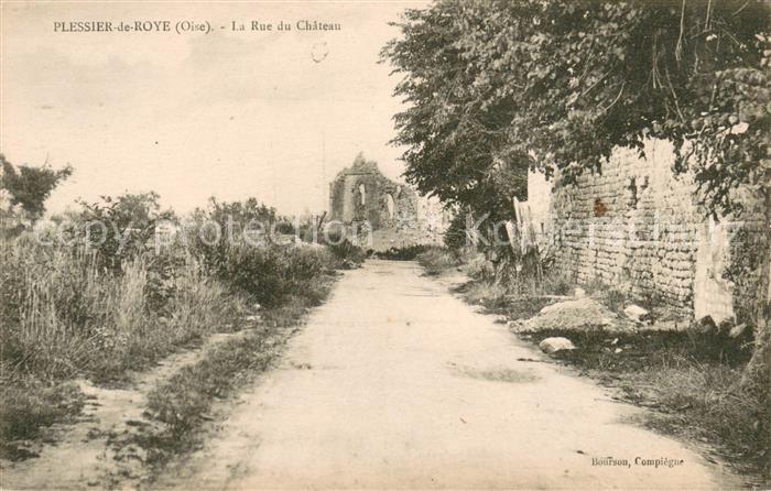 Plessier-de-Roye Le Rue du Chateau