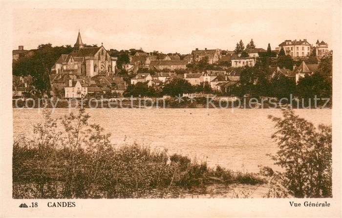 Candes-Saint-Martin Vue generale