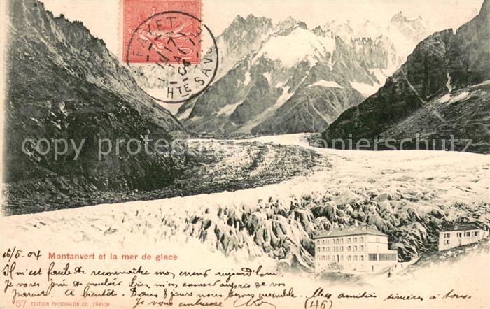 Montanvert et la mer de glace