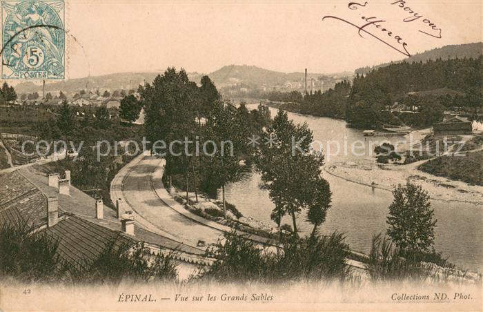Epinal Vosges Vue sur les Grands Sables