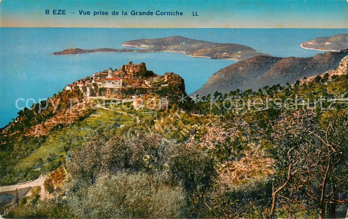 Eze-sur-Mer Vue prise de Grande Corniche