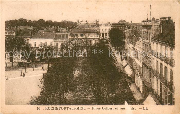 Rochefort sur Mer Place Colbert et rue Landry